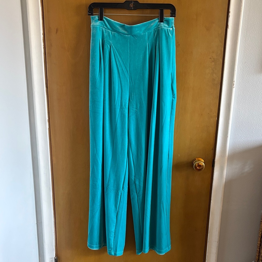 Elegant Teal Women's Boot Cut Pants